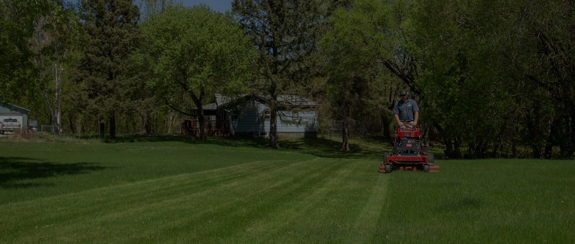 Mowing Residential Home in Detroit Lakes, MN.