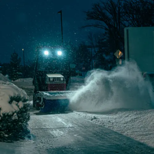Commercial Sidewalk Brooming Detroit Lakes,MN.